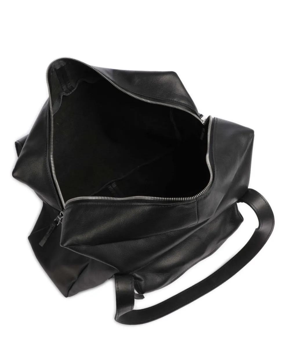 Bague M Shopper fein genarbtes Rindsleder schwarz