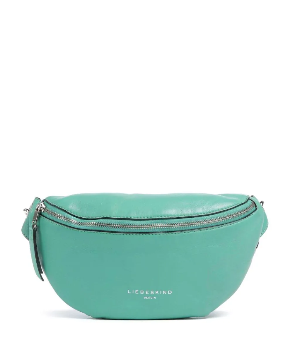 Tavia Sheep Natural Gürteltasche genarbtes Leder grün