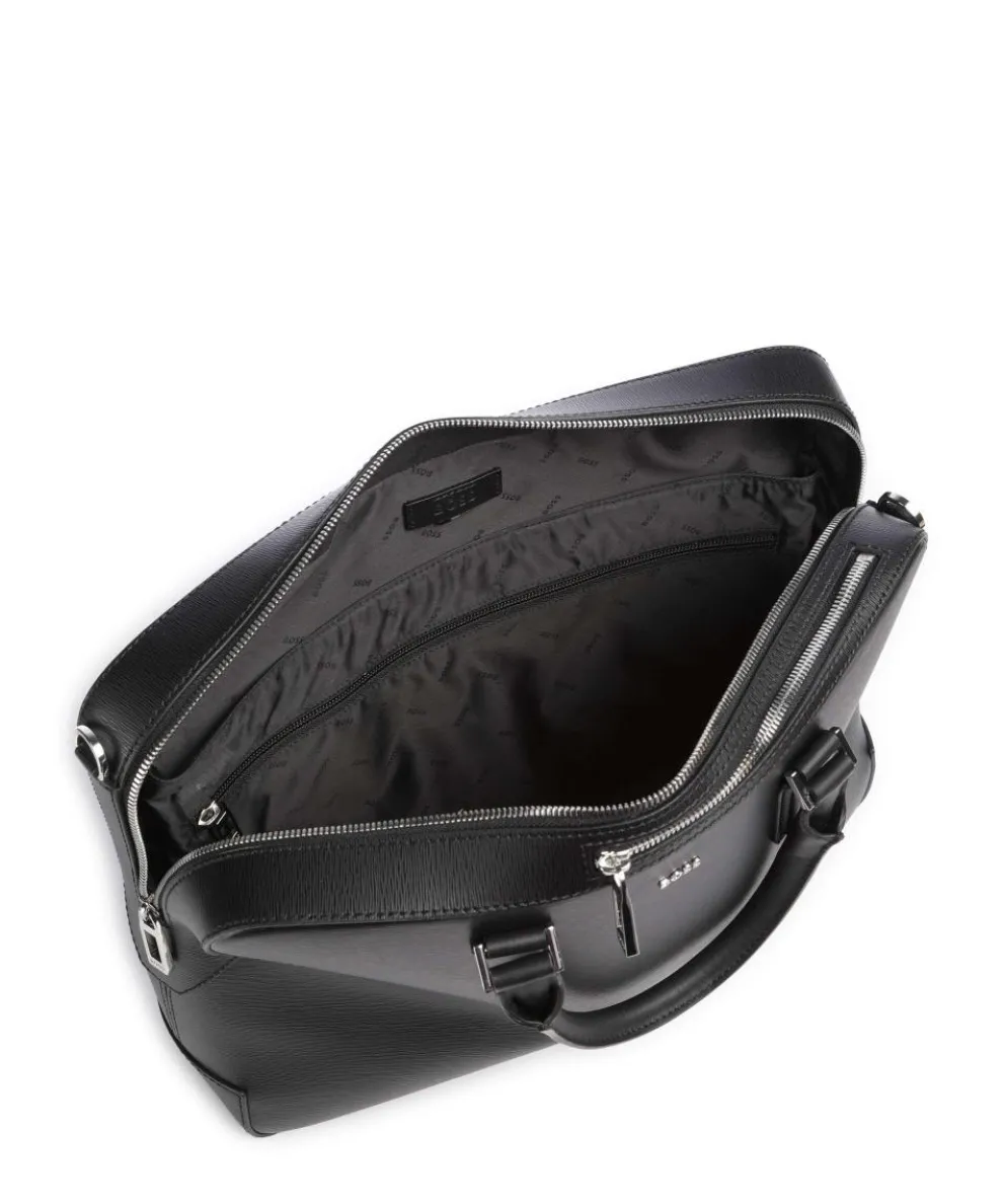 Luminary Aktentasche 14″ geprägtes Rindsleder schwarz