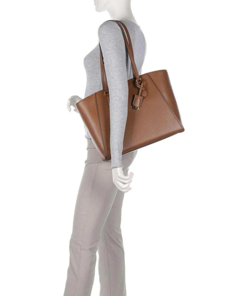 Taryn Shopper fein genarbtes Rindsleder braun