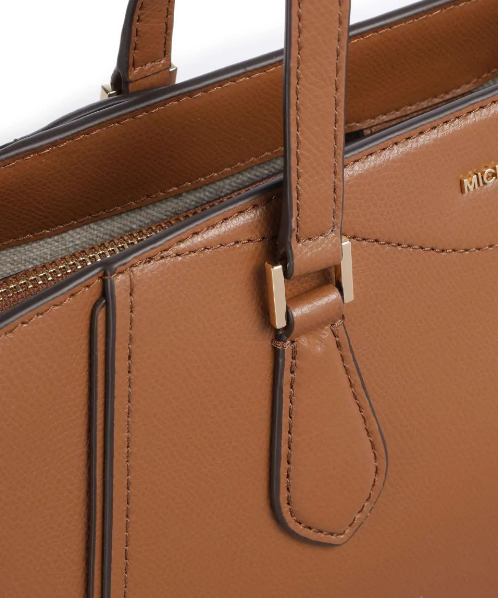 Taryn Shopper fein genarbtes Rindsleder braun