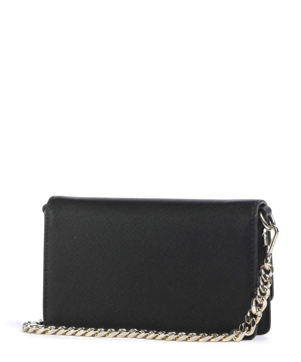 Geldbörse Lederimitat schwarz