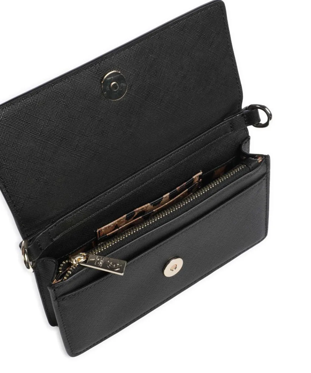 Geldbörse Lederimitat schwarz