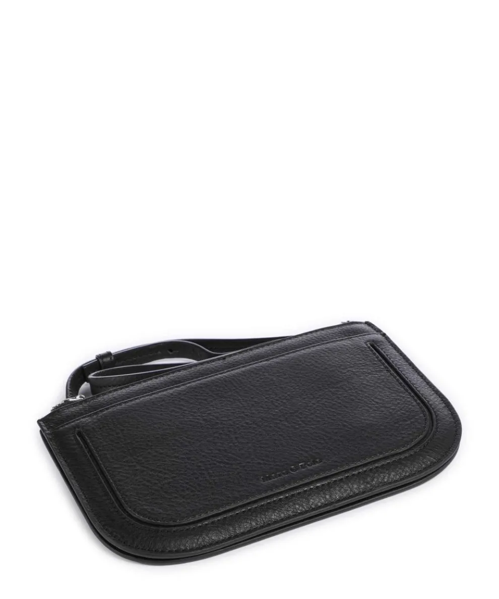 Fenja Umhängetasche genarbtes Rindsleder schwarz