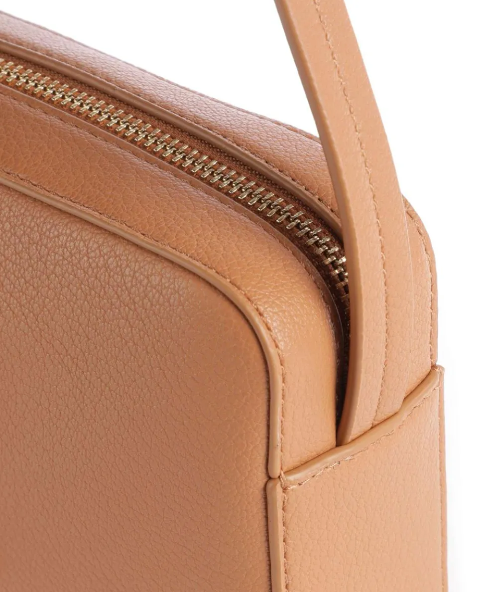 Milano Seventh Avenue Umhängetasche genarbtes Rindsleder hellbraun