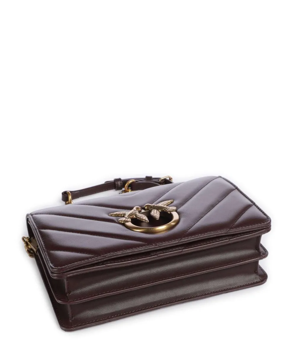 Love Click Classic Umhängetasche Schafsleder wein