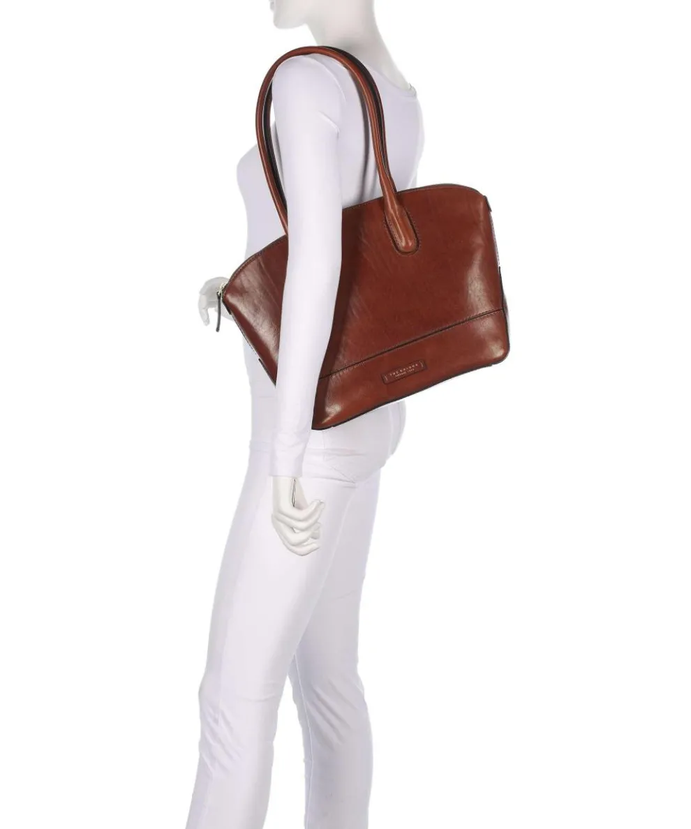 Iolanda Shopper fein genarbtes Rindsleder braun