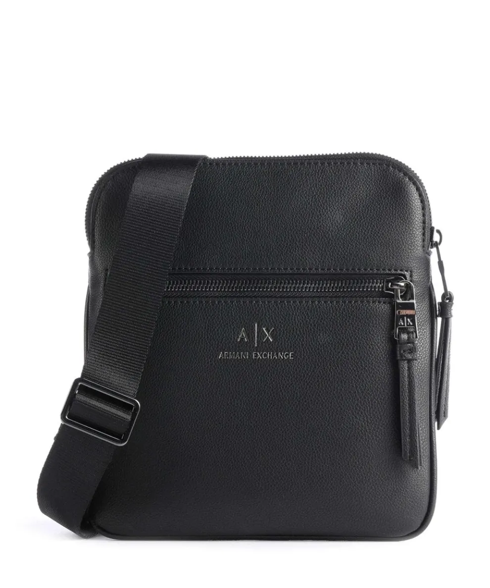 Dino Umhängetasche Lederimitat schwarz