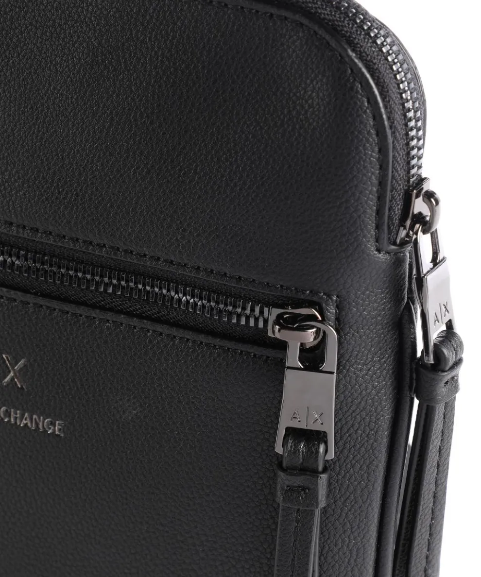 Dino Umhängetasche Lederimitat schwarz