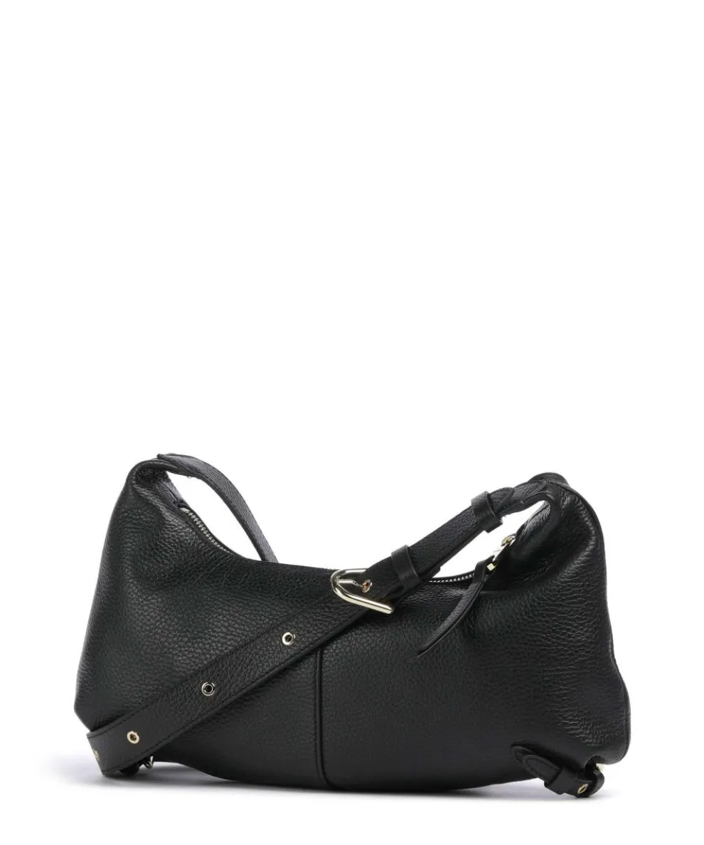 Abigail Umhängetasche Leder schwarz