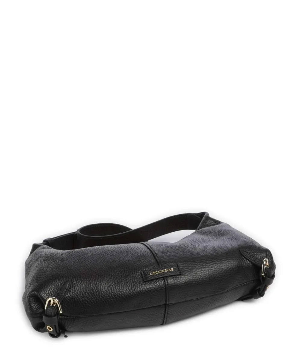 Abigail Umhängetasche Leder schwarz