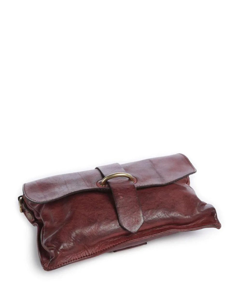 Umhängetasche fein genarbtes Rindsleder dunkelrot