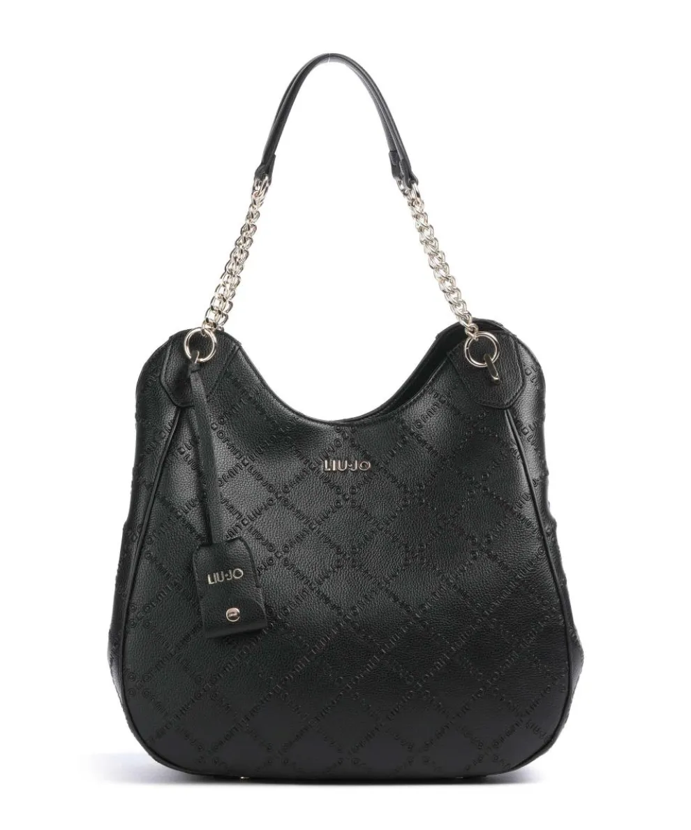 Adonide L Beuteltasche Lederimitat schwarz