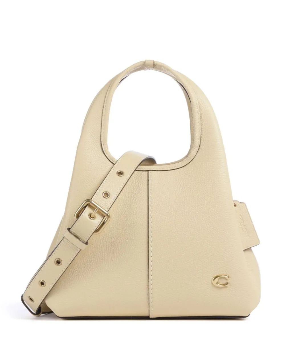 Lana 23 Handtasche genarbtes Leder vanillegelb