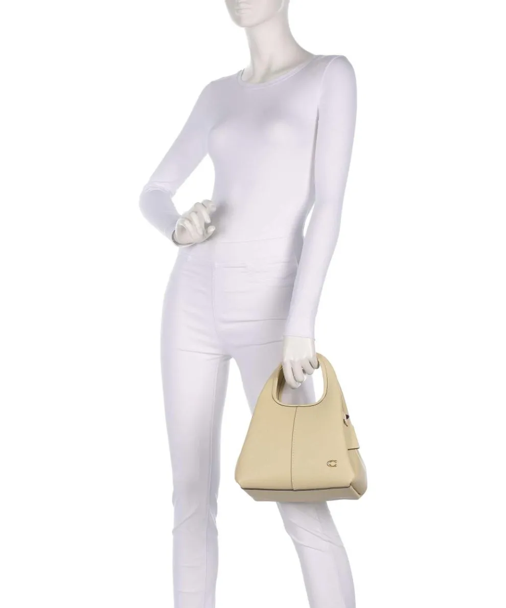 Lana 23 Handtasche genarbtes Leder vanillegelb