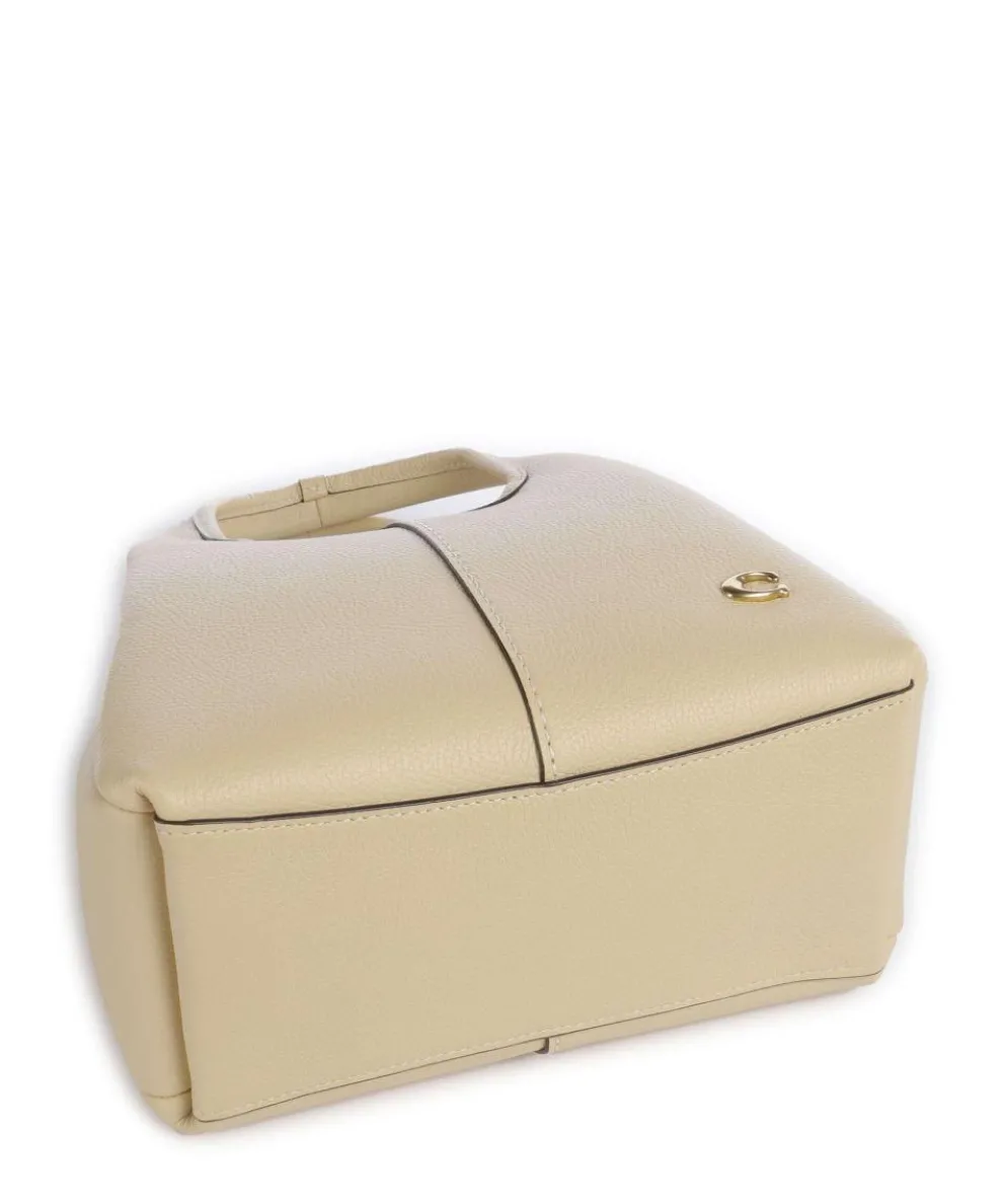 Lana 23 Handtasche genarbtes Leder vanillegelb