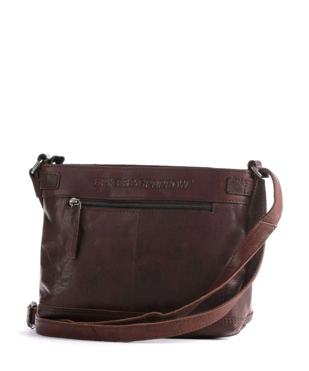 Bronco Umhängetasche Leder dunkelbraun