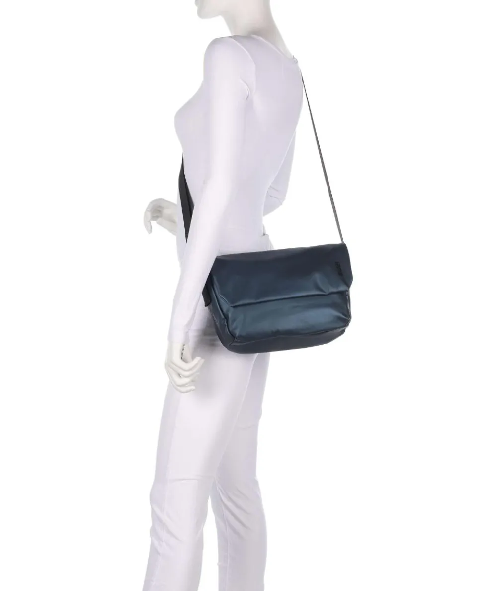 Cargo Kuriertasche Lederimitat dunkelblau