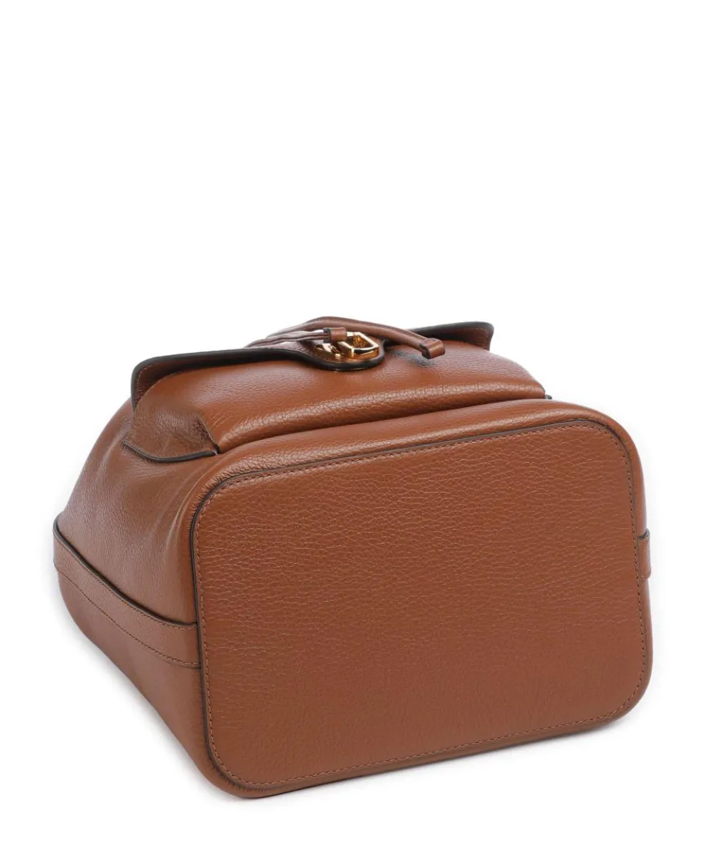 Beat Generation Bucket bag genarbtes Rindsleder braun