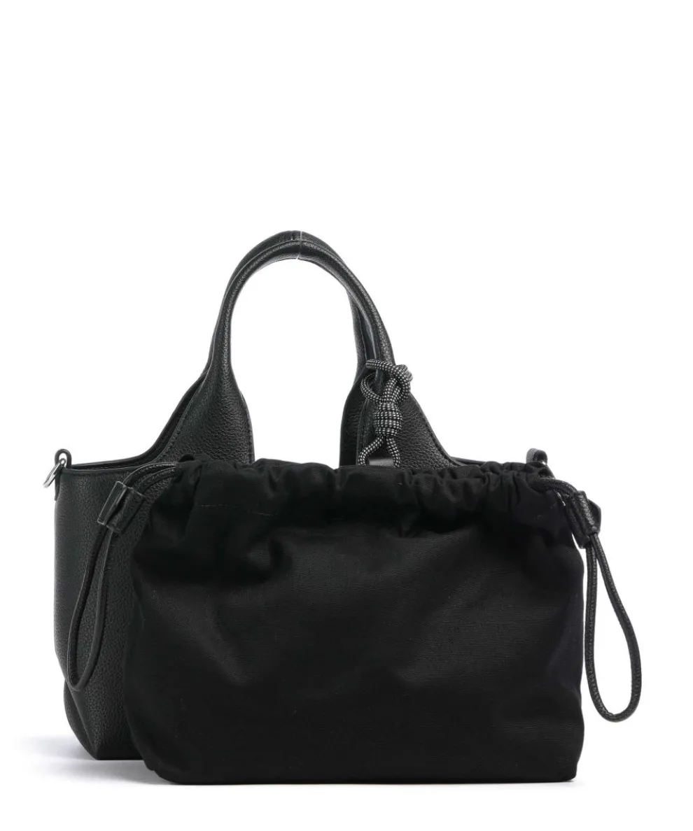 K/Ikon Small Handtasche Lederimitat schwarz