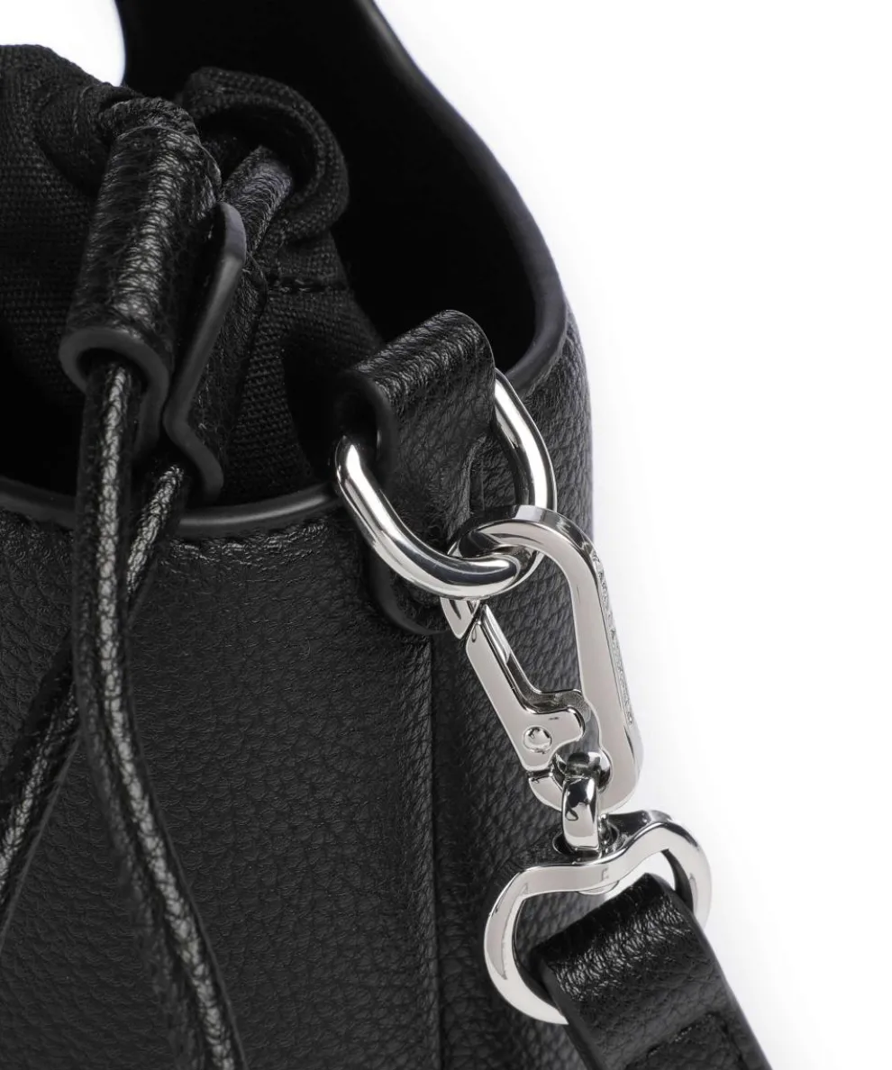 K/Ikon Small Handtasche Lederimitat schwarz