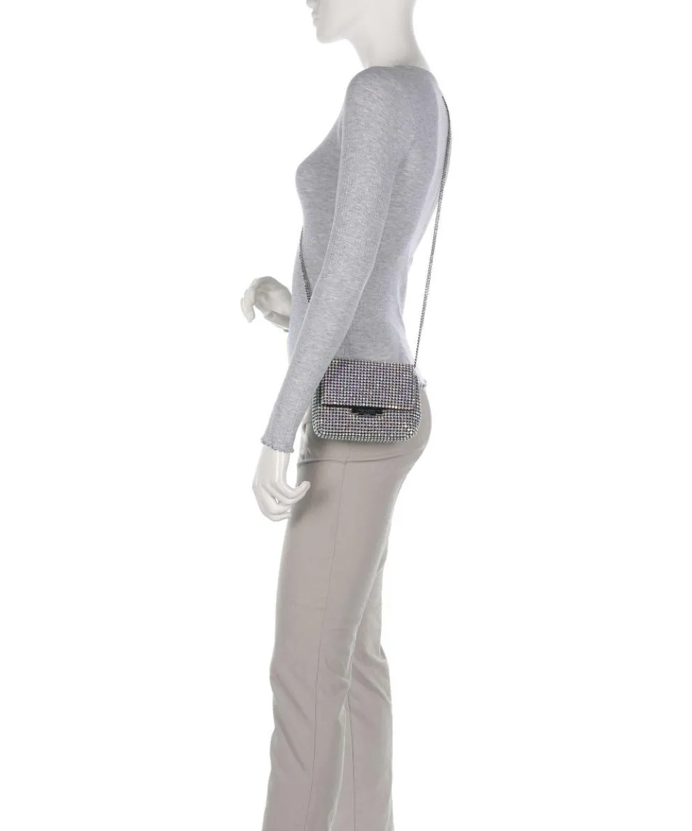 Gliters Umhängetasche Polyester silber