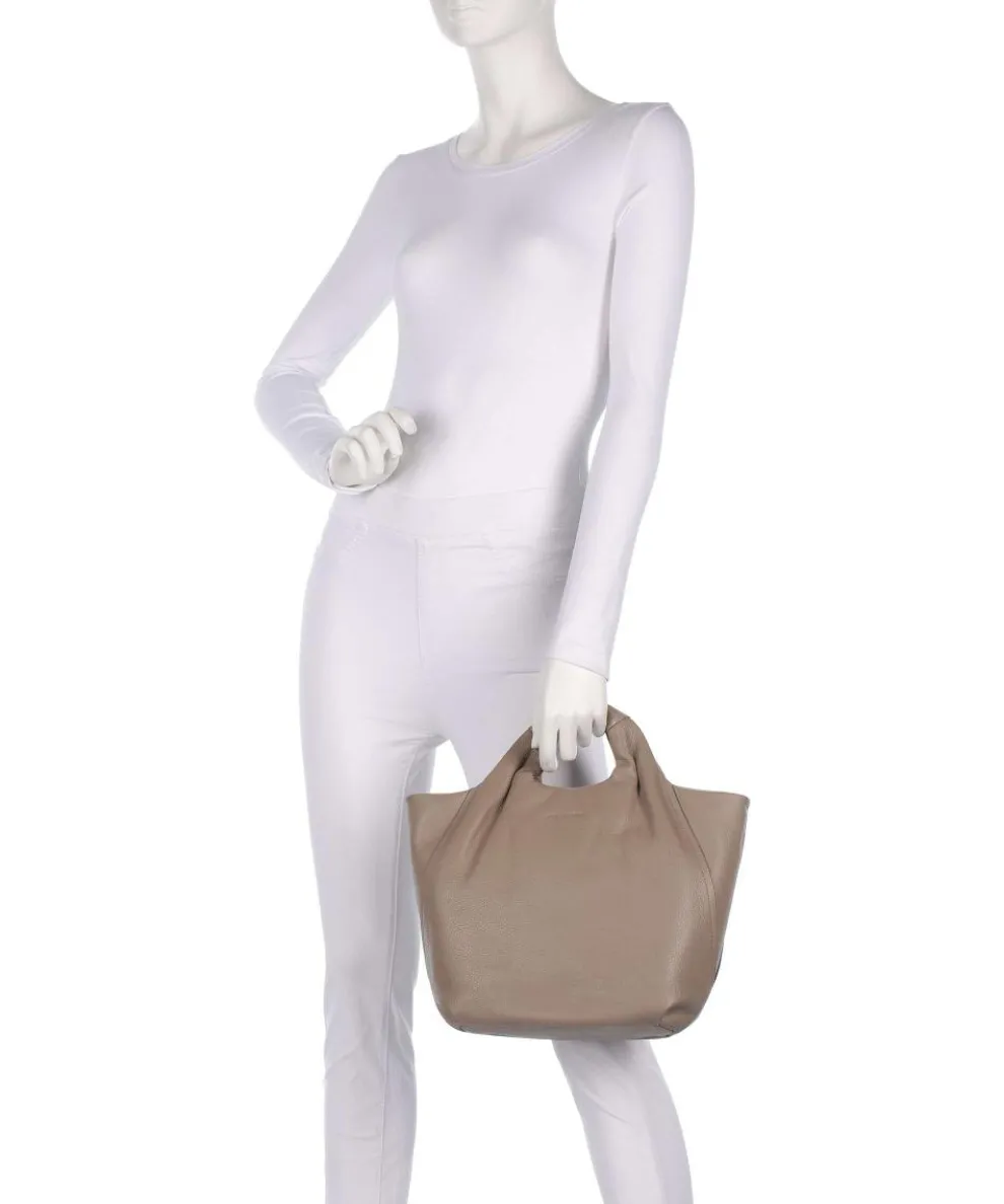 Philocalists Dearie Handtasche genarbtes Leder hellbraun