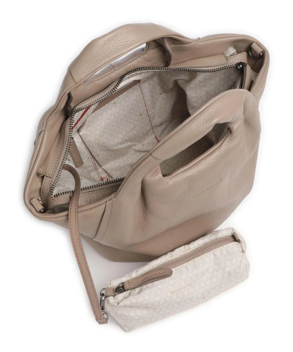 Philocalists Dearie Handtasche genarbtes Leder hellbraun