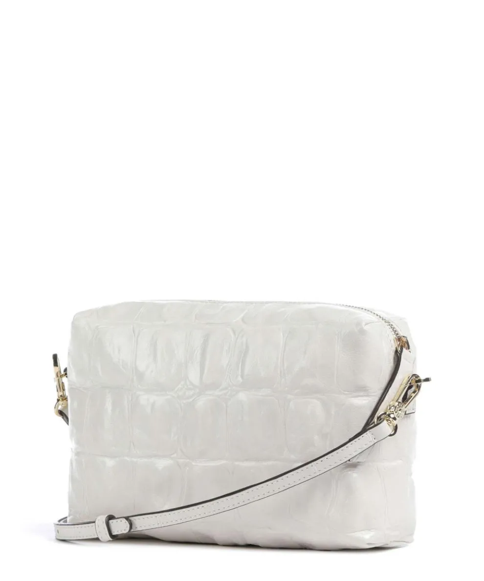 Maxi Cocco Kaia Umhängetasche geprägtes Rindsleder weiß