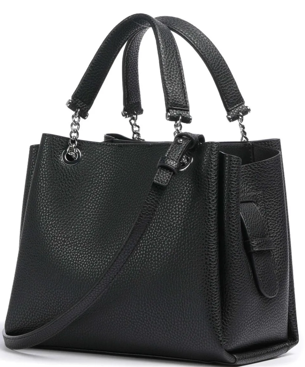 Annie Handtasche Lederimitat schwarz