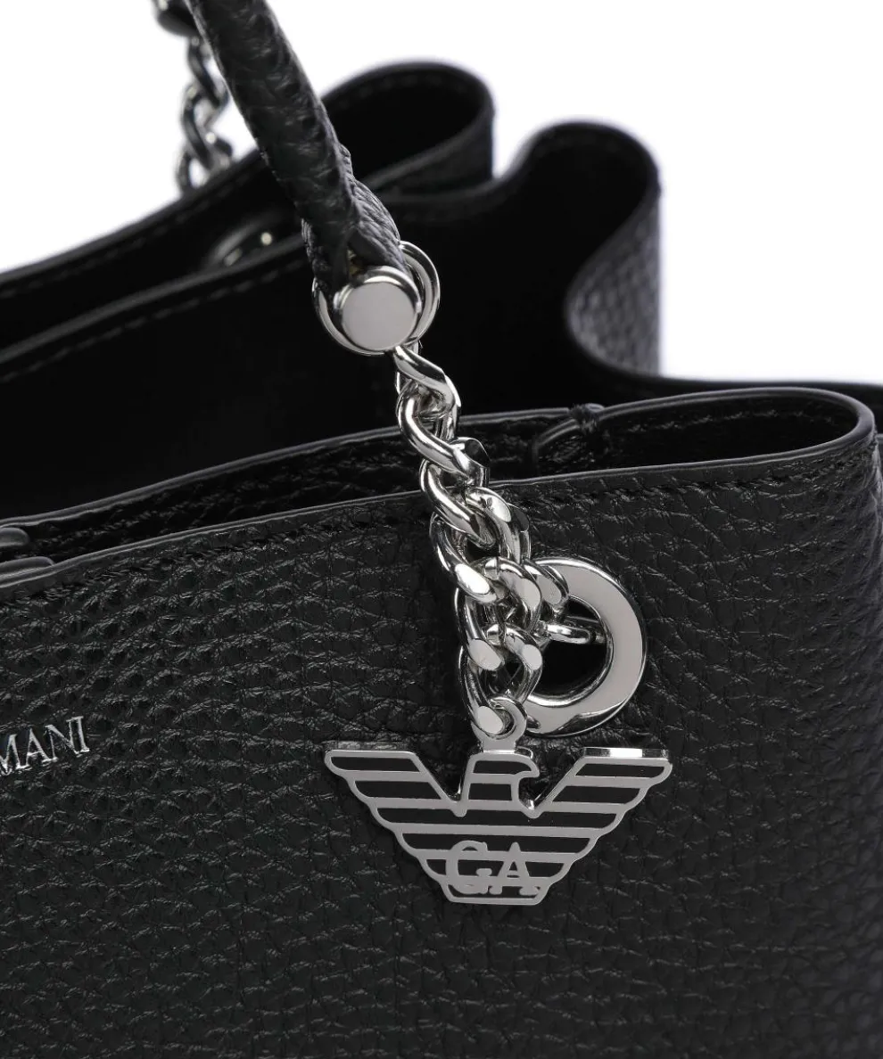 Annie Handtasche Lederimitat schwarz