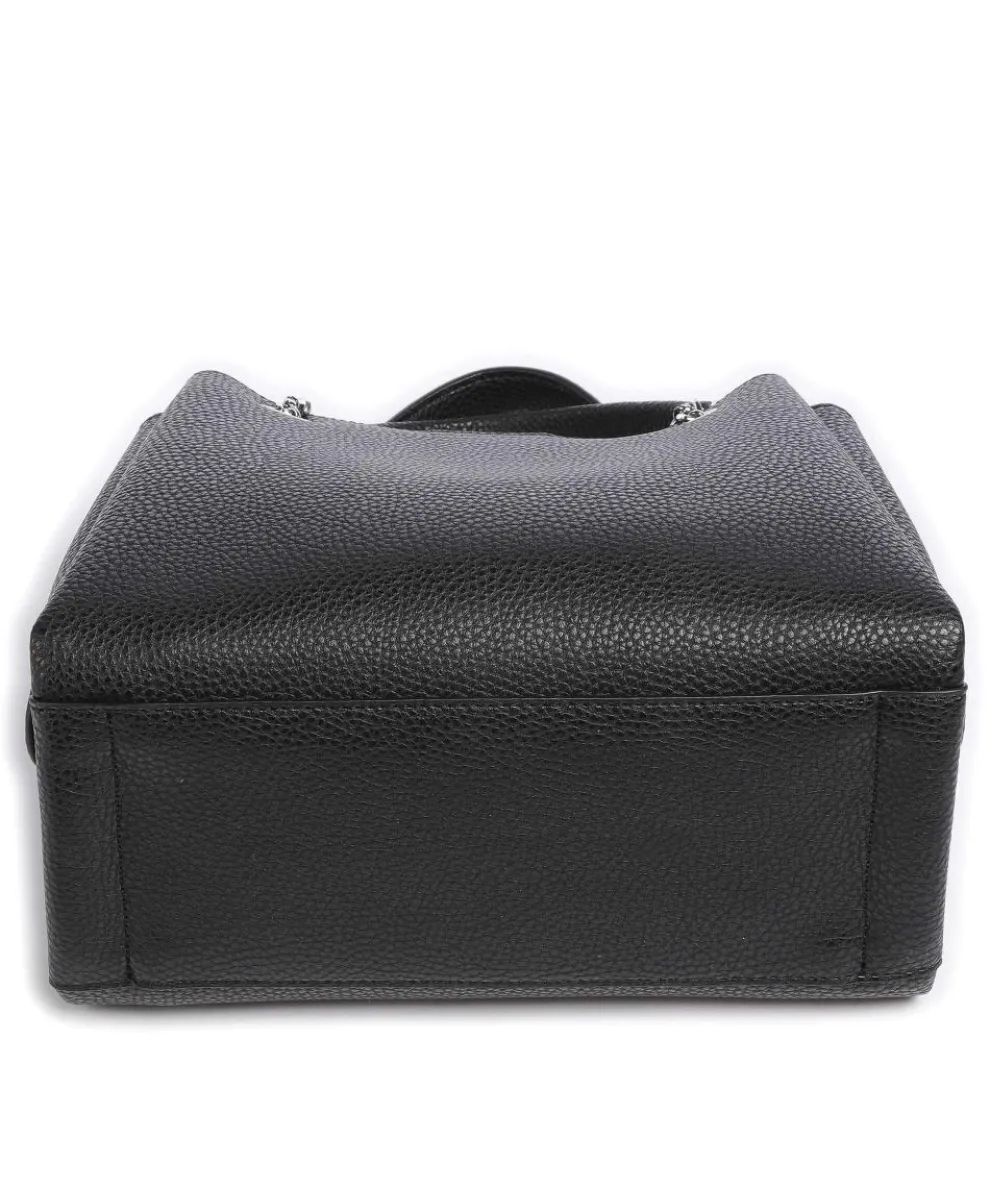 Annie Handtasche Lederimitat schwarz