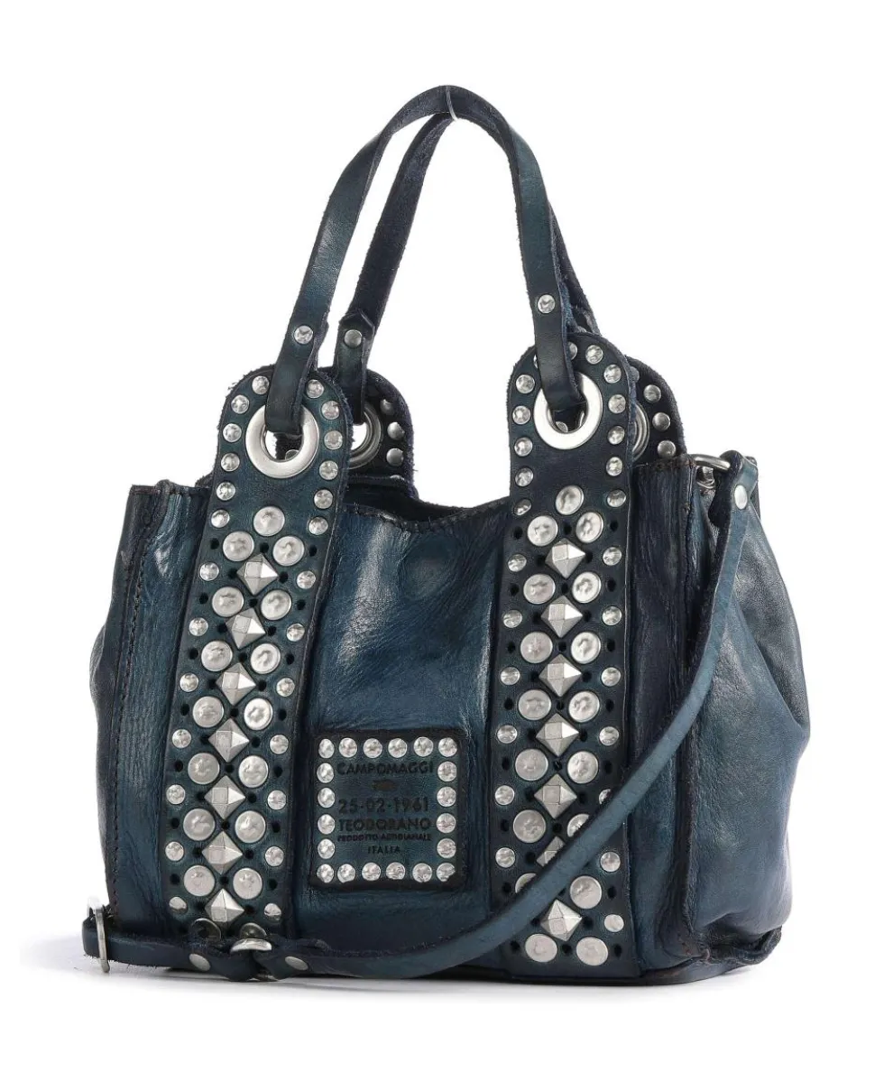 Umhängetasche fein genarbtes Rindsleder dunkelblau