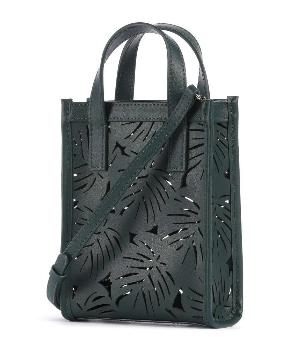 Leeora Umhängetasche fein genarbtes Rindsleder dunkelgrün