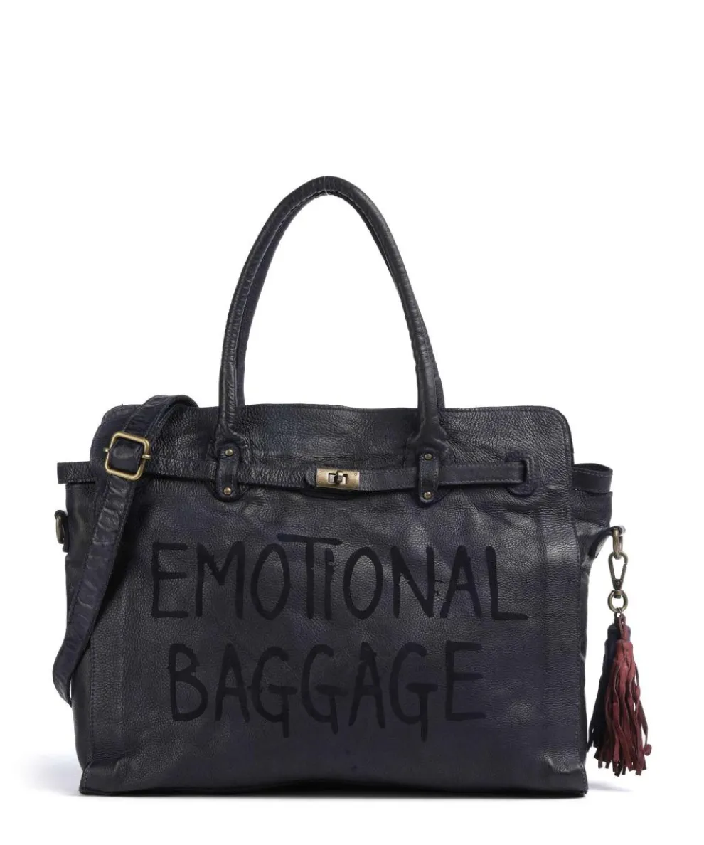 Seelengasse 1 Shopper genarbtes Rindsleder navy