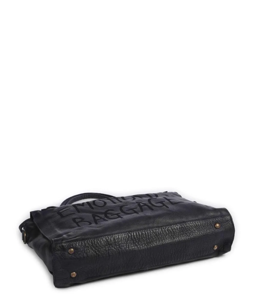 Seelengasse 1 Shopper genarbtes Rindsleder navy