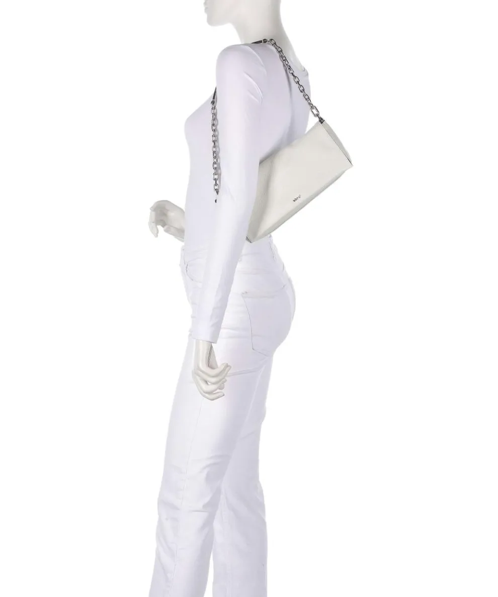 Epson Mila Schultertasche genarbtes Rindsleder elfenbein