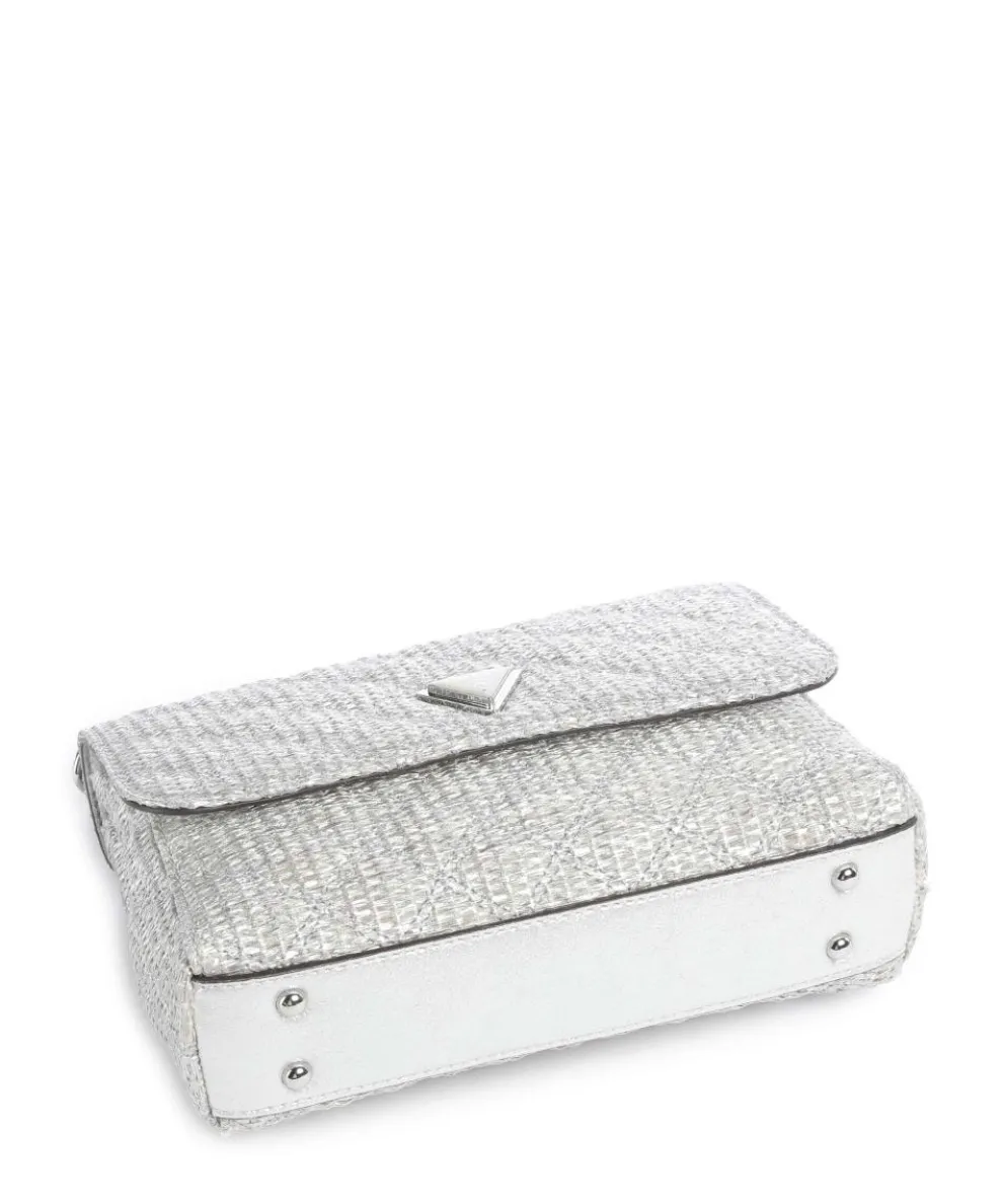 Giully Schultertasche Papier, Polyester silber