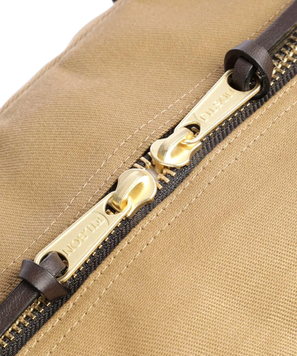 Rugged Twill Schultertasche Canvas tan