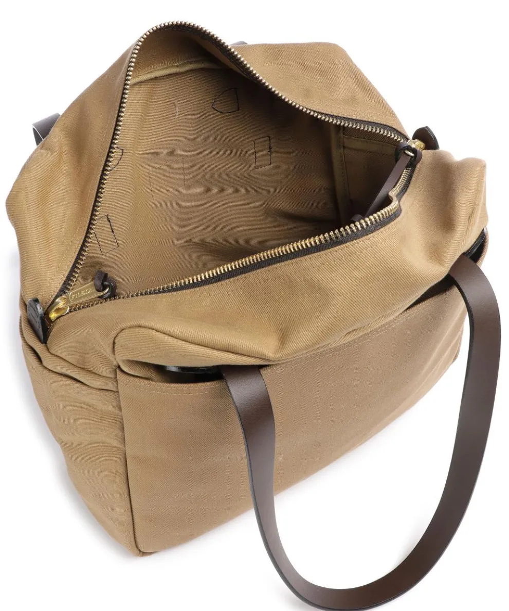 Rugged Twill Schultertasche Canvas tan