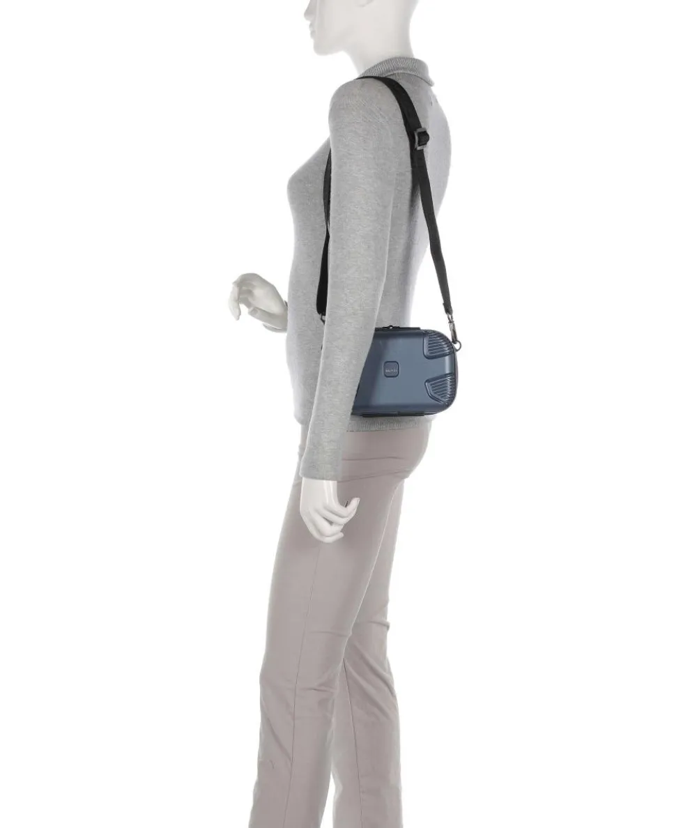 IP1 Mini Umhängetasche recyceltes Polypropylen dunkelblau