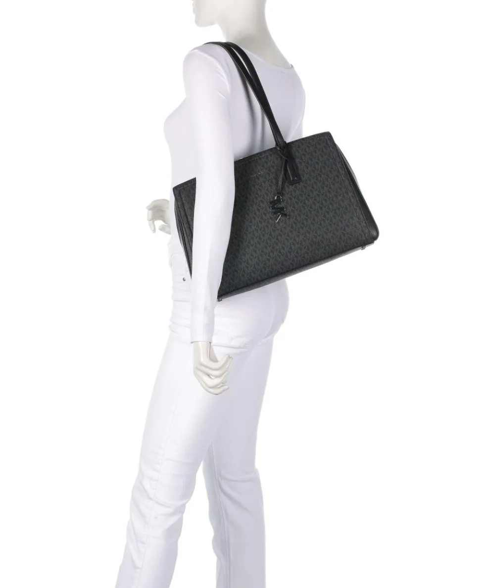 Laila Shopper Canvas schwarz