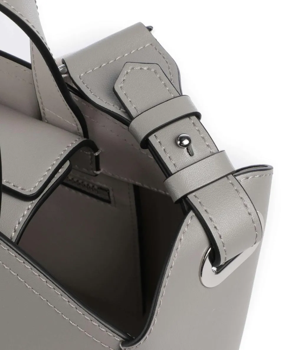 K/Circle Small Handtasche fein genarbtes Rindsleder grau