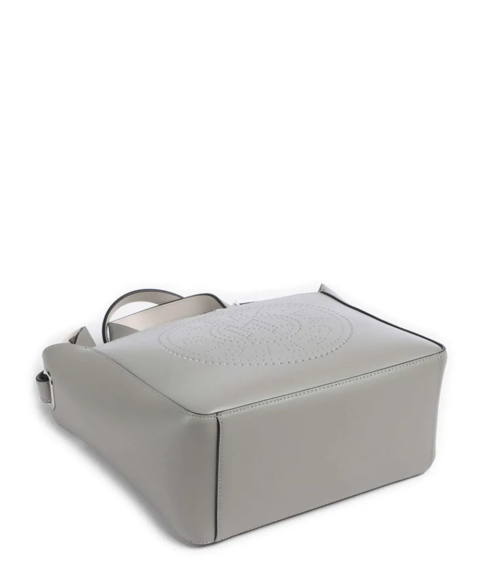 K/Circle Small Handtasche fein genarbtes Rindsleder grau