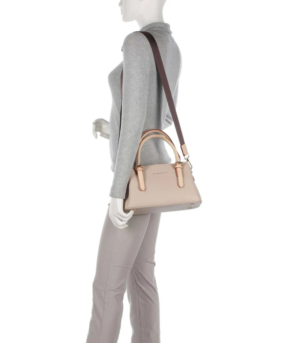 Ella Handtasche Lederimitat beige