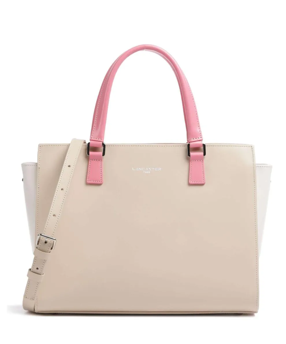 Smooth Handtasche Rindsleder beige