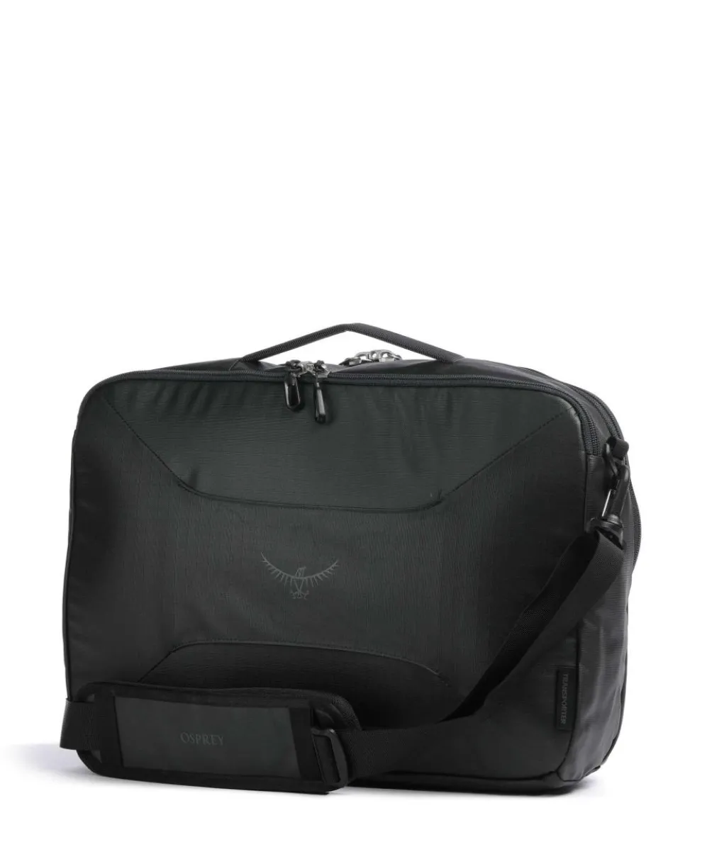 Transporter Umhängetasche recyceltes Nylon schwarz