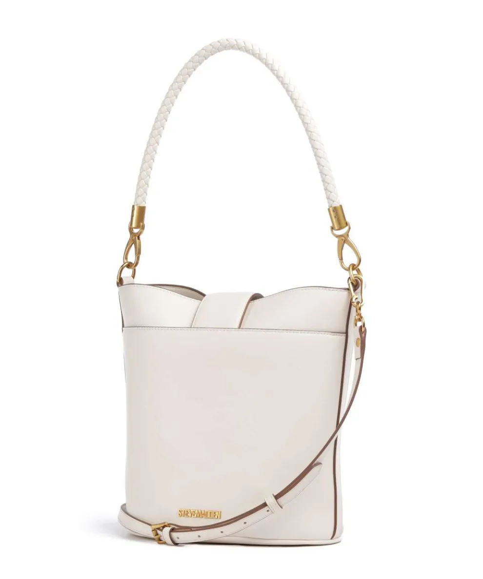 BARRIE Bucket bag Lederimitat elfenbein