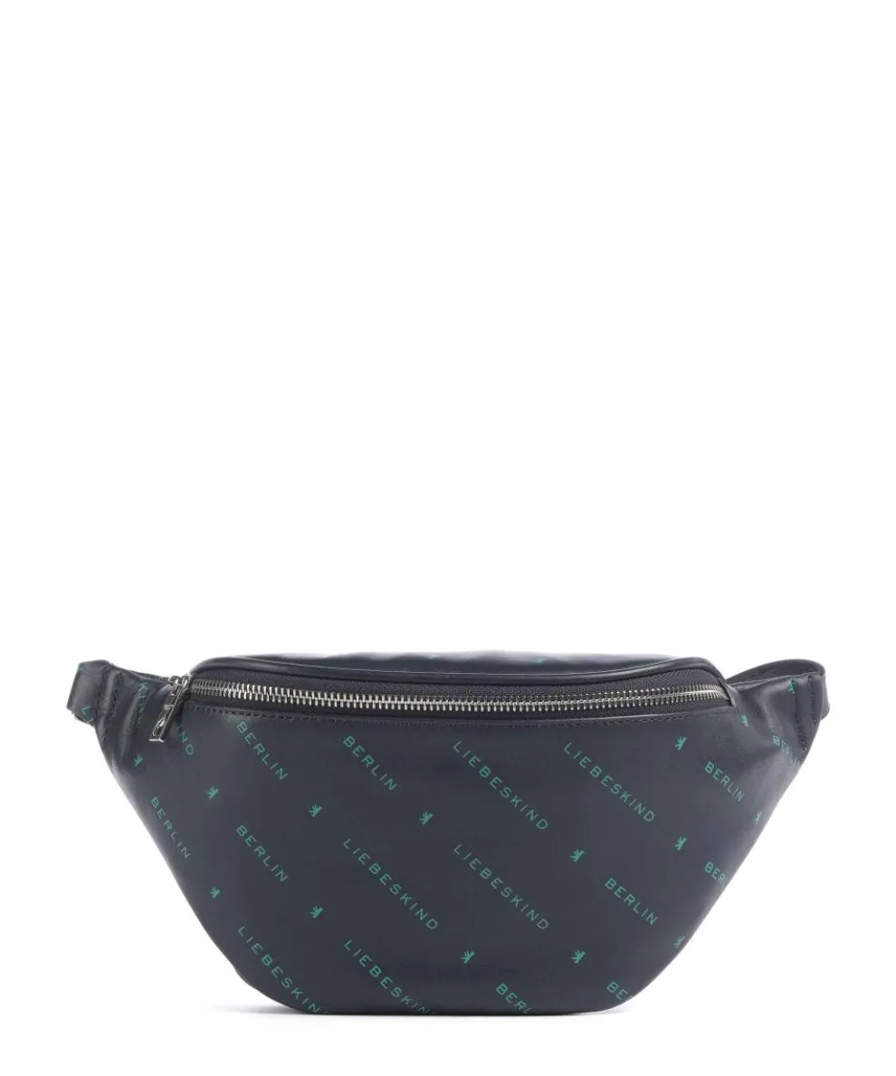 Monogram Soft Nappa M Gürteltasche fein genarbtes Leder navy