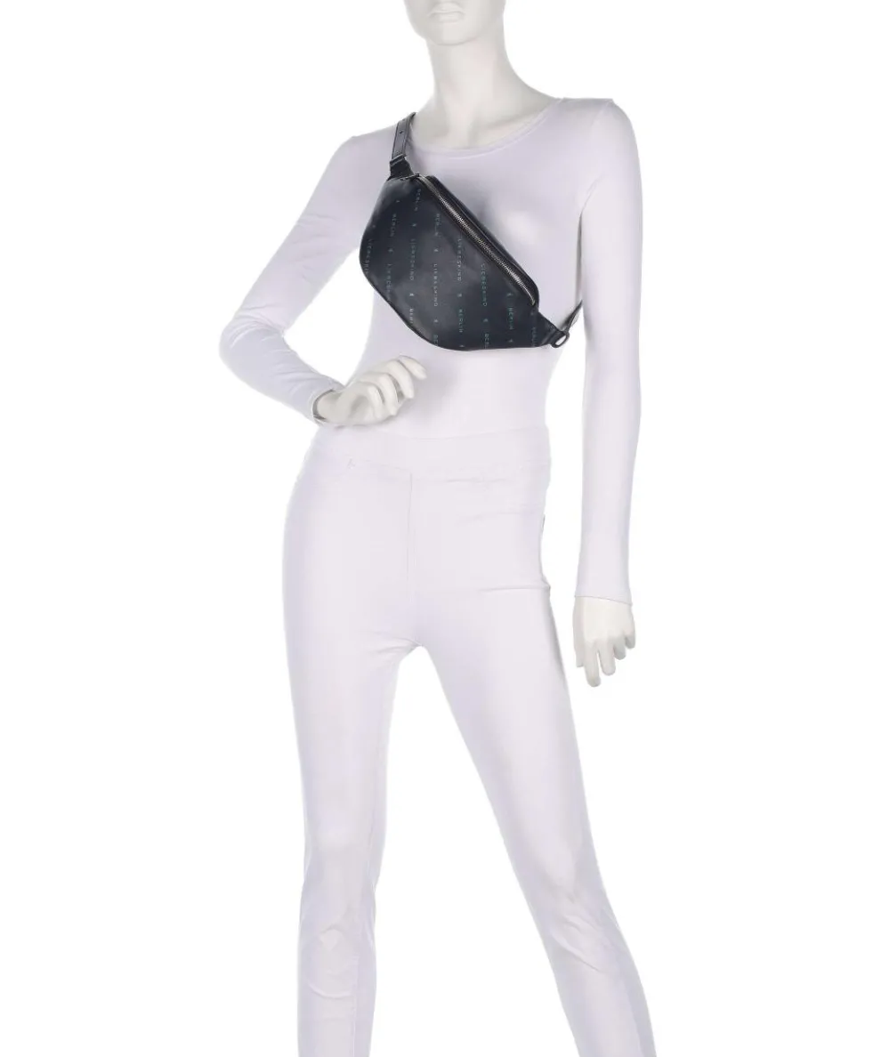 Monogram Soft Nappa M Gürteltasche fein genarbtes Leder navy